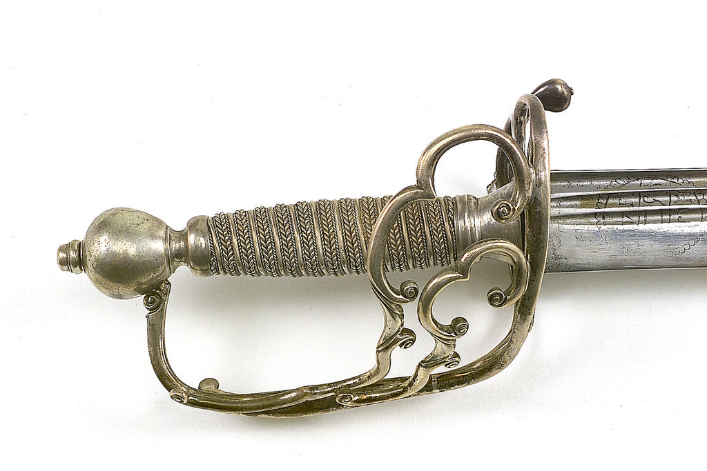 Detail of S-Bar fighting sword by Francis Crump