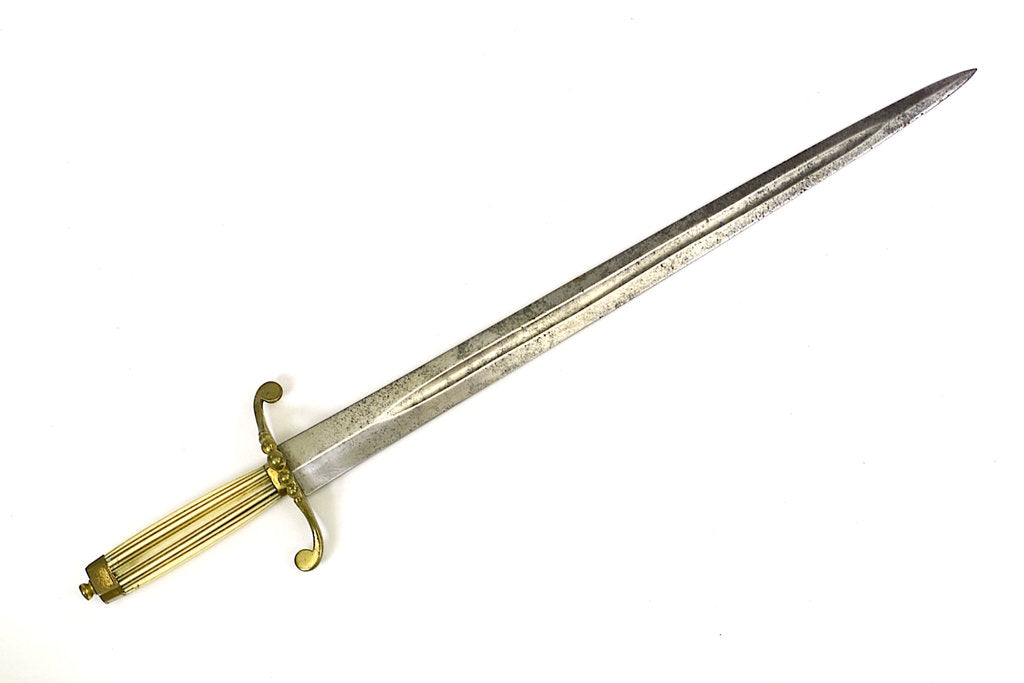 Detail of Straight bladed dirk by unknown