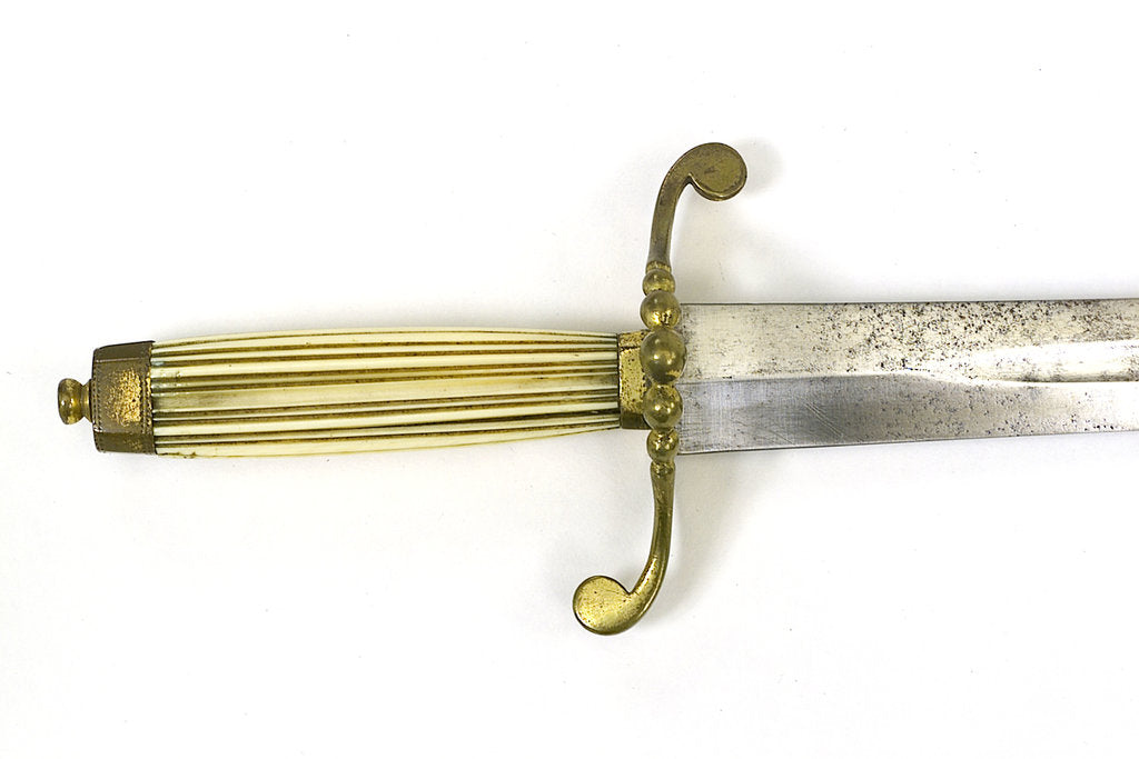 Detail of Straight bladed dirk by unknown