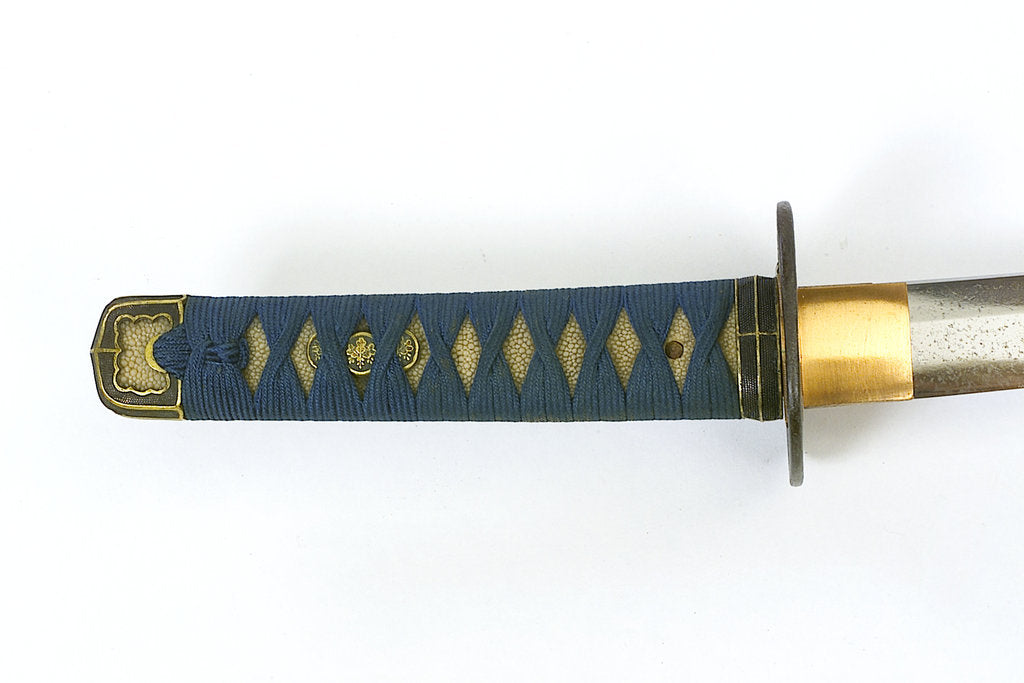 Detail of Hilt of Wakizashi (sword) by Yoshimitsu