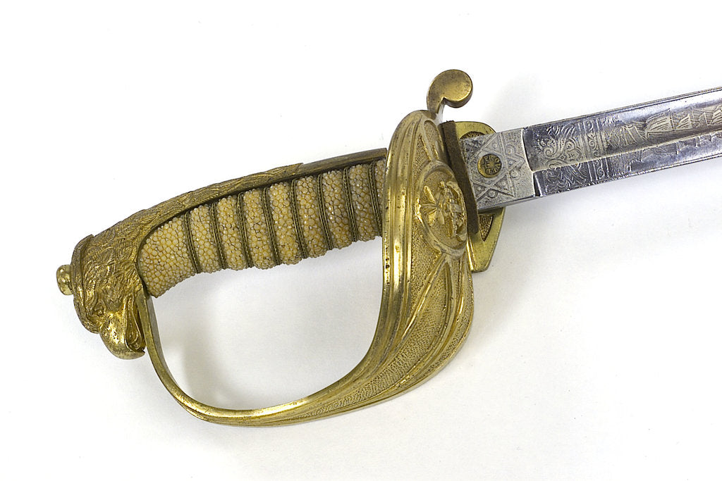 Detail of Chilean dress sword by unknown