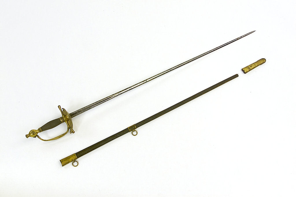 Detail of Army sword by unknown
