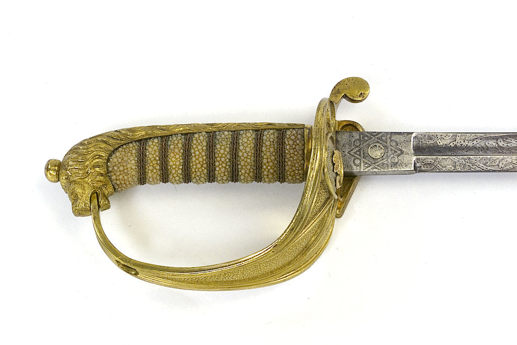 Detail of Turkish dress sword by Gieve