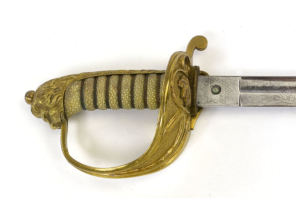 Detail of Chinese Maritime Customs sword by J.R. Gaunt & Son Limited