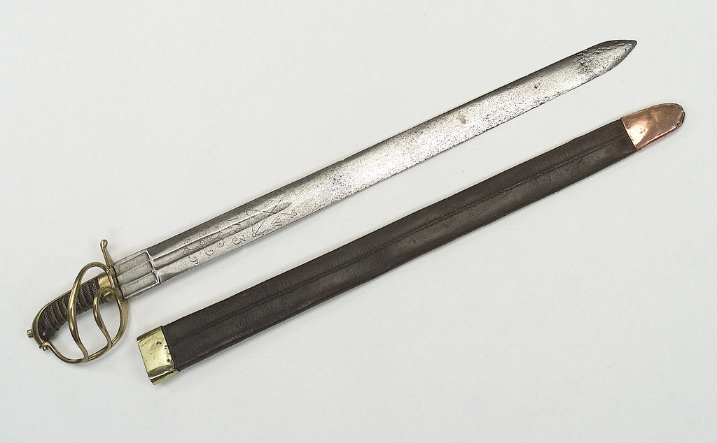 Detail of Dutch cutlass by unknown