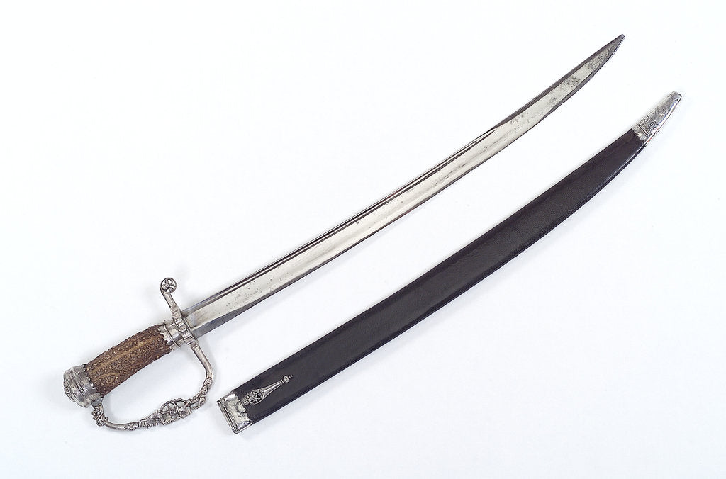 Detail of Hunting sword by Thomas Vicaridge