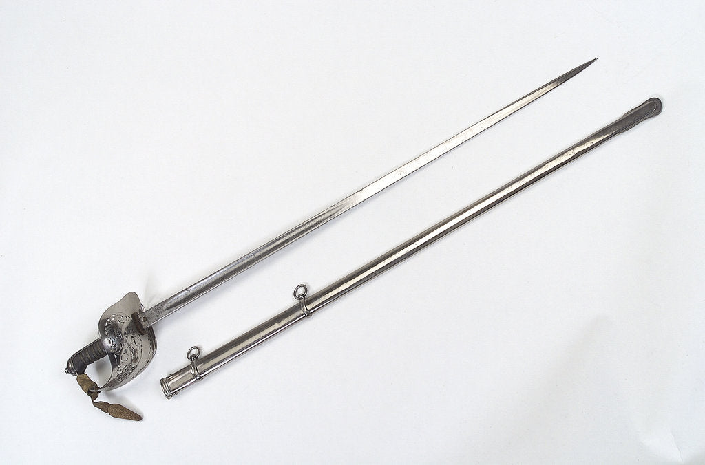 Detail of Royal Marines sword by Edward Edward Thurkle & Sons