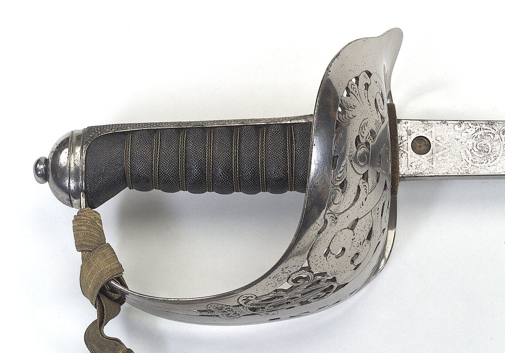 Detail of Royal Marines sword by Edward Edward Thurkle & Sons