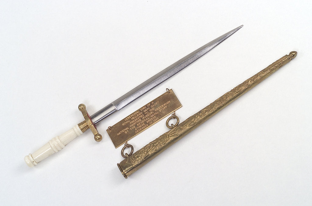 Detail of Greek ceremonial dirk by unknown