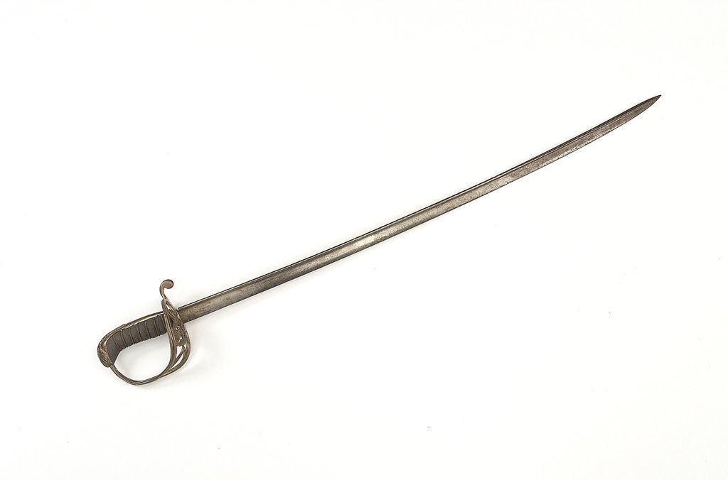 Detail of Open half-basket hilted sword by unknown