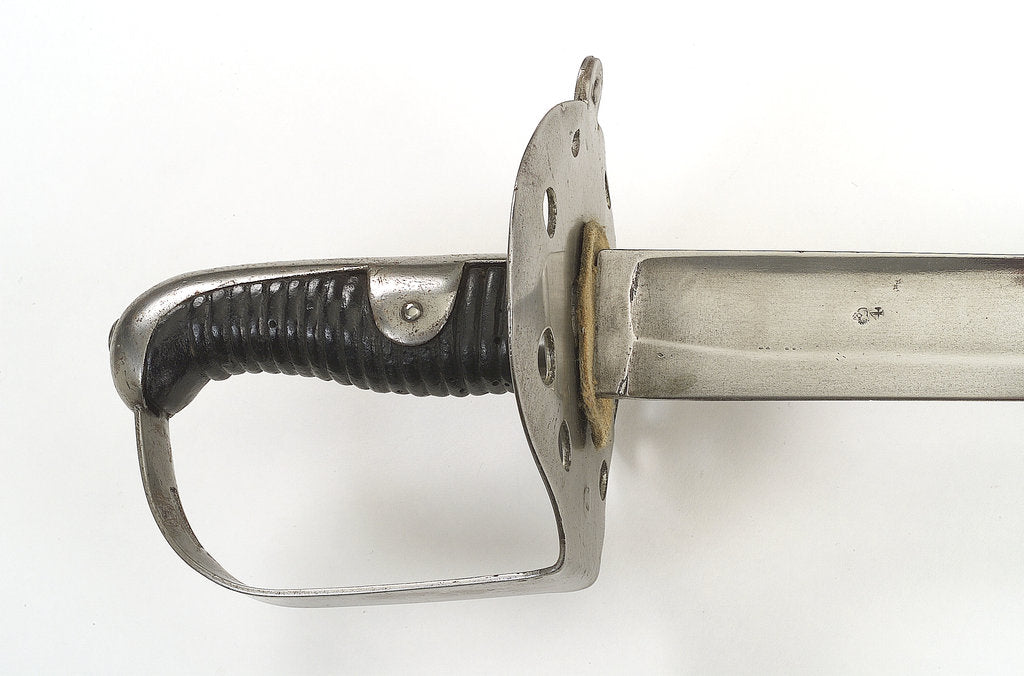 Detail of Army sword by J. Gill
