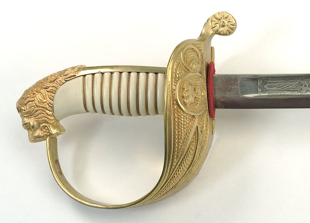 Detail of Spanish sword by Fabrica National