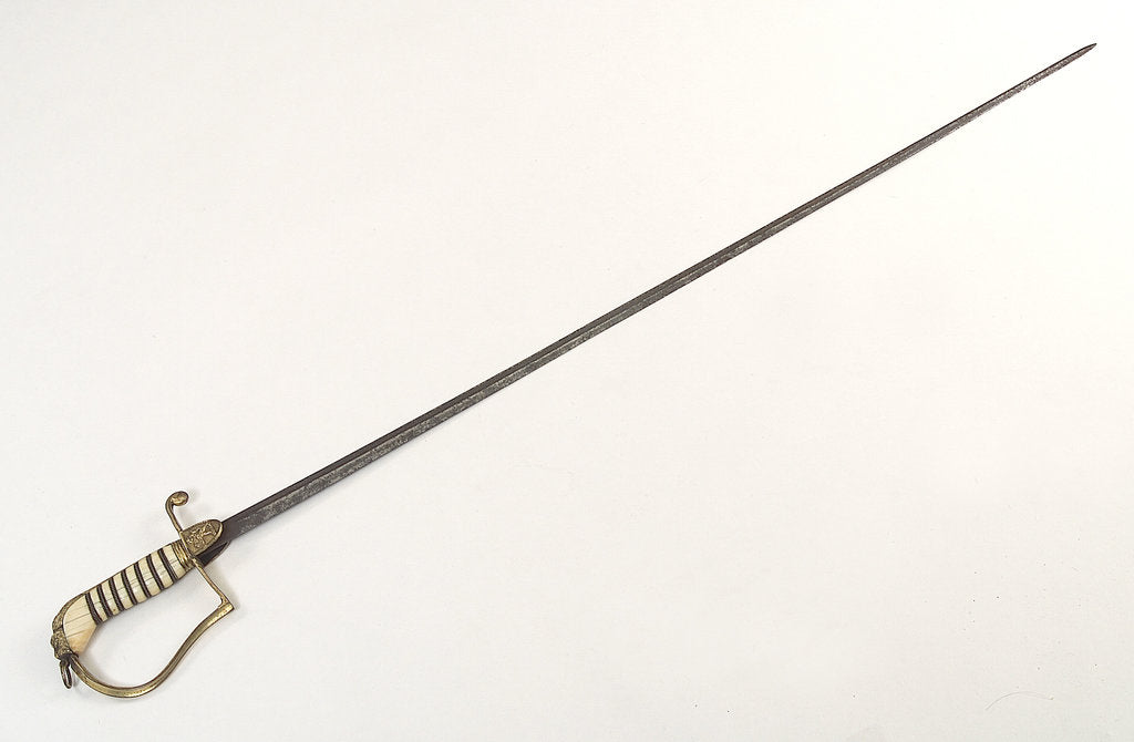 Detail of Stirrup hilted dress sword by unknown