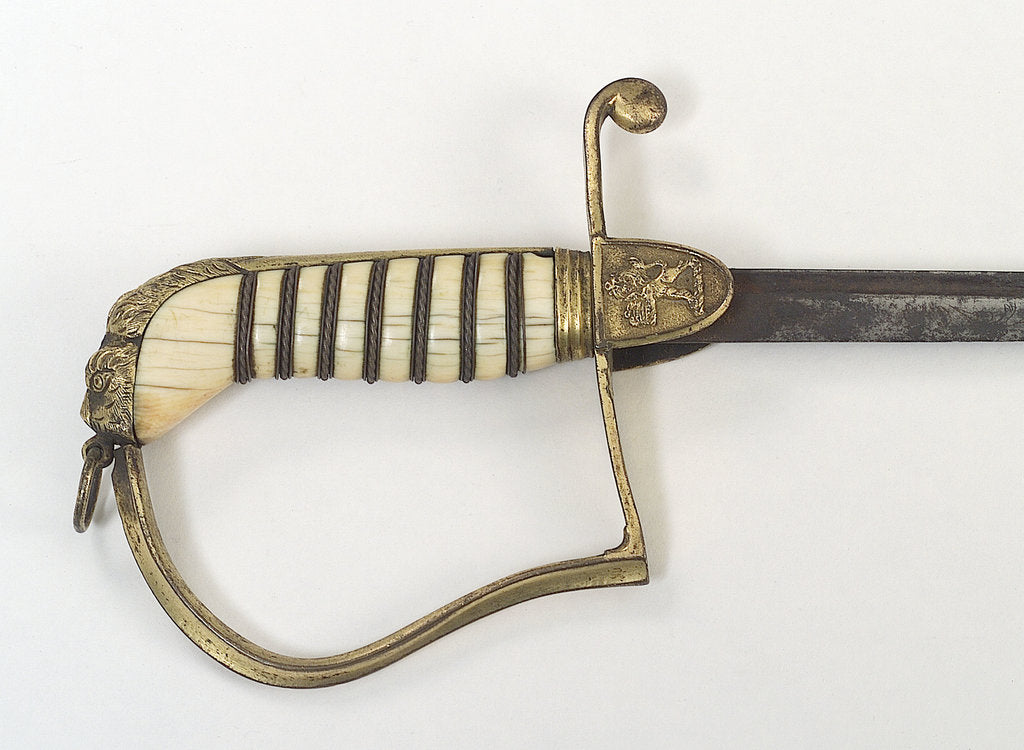 Detail of Stirrup hilted dress sword by unknown