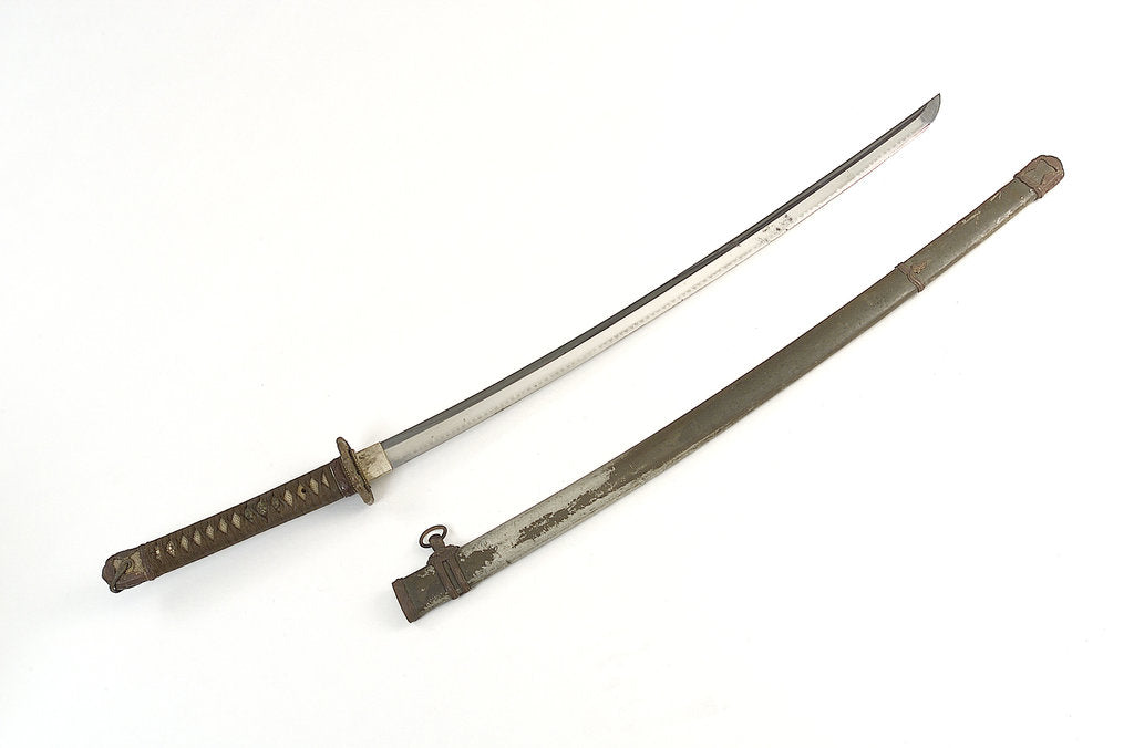 Detail of Tachi (sword) by Noshu Kanetoshi