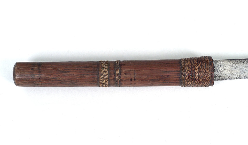 Detail of Burmese dha by unknown