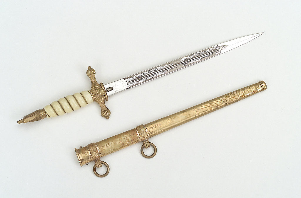Detail of German dirk by E. & F. Horster