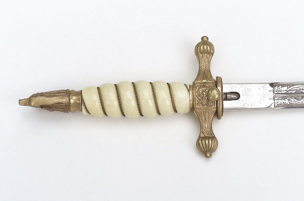 Detail of Hilt of German dirk by E. & F. Horster
