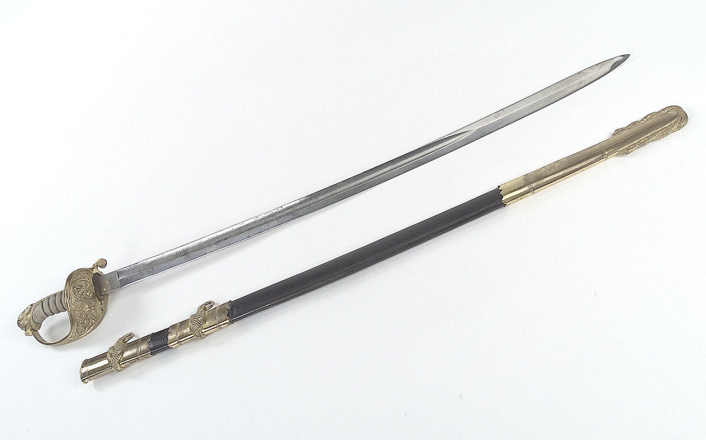 Detail of American Confederate Navy Sword by Mole