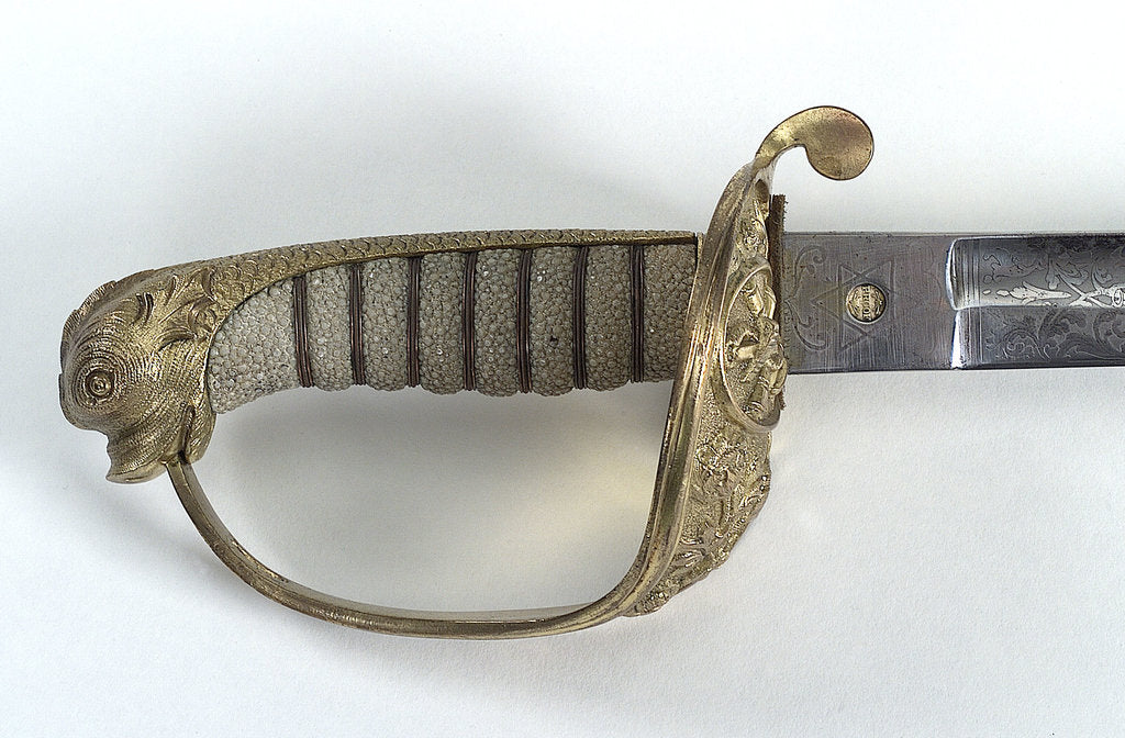 Detail of American Confederate Navy Sword by Mole