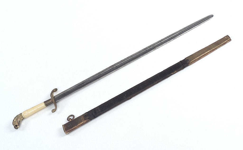 Detail of American dirk by unknown