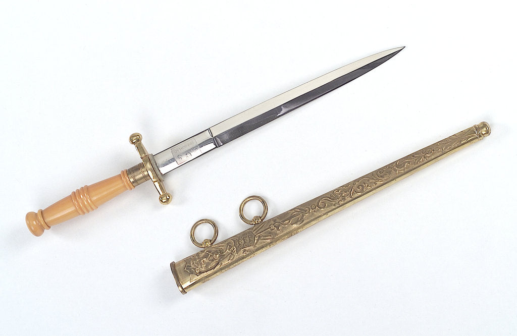 Detail of Danish dirk by E.B.S. Solingen