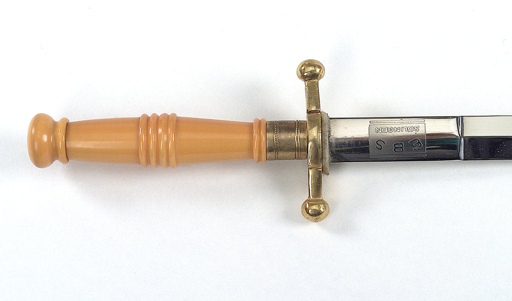 Detail of Danish dirk by E.B.S. Solingen