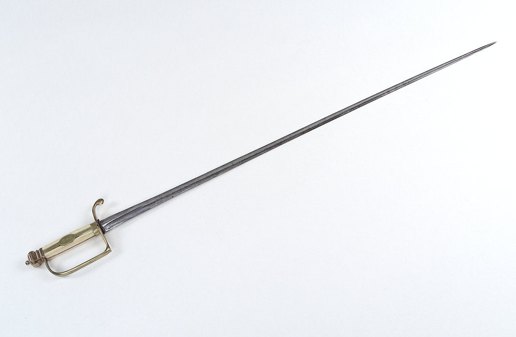 Detail of Side-ring stirrup guard sword by unknown
