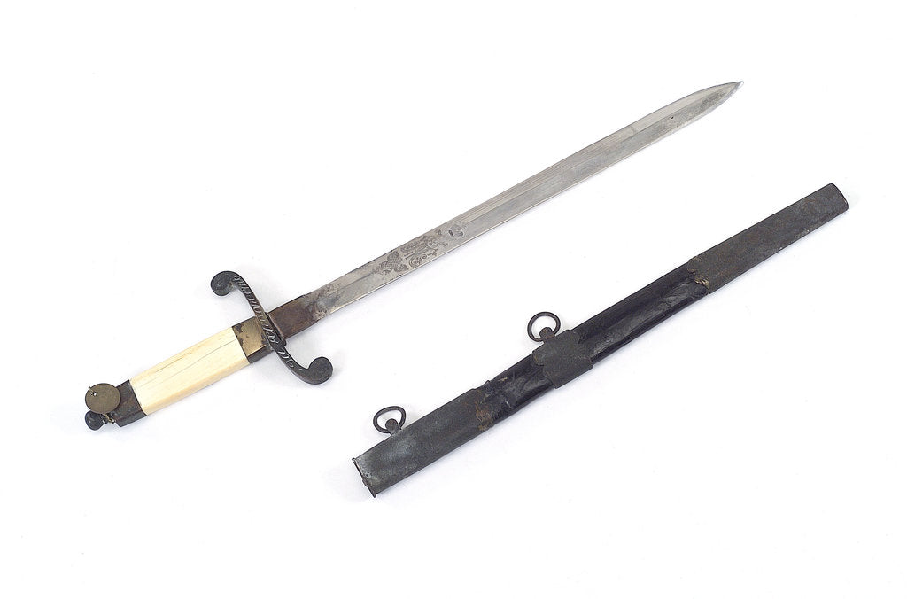 Detail of Russian dirk by unknown
