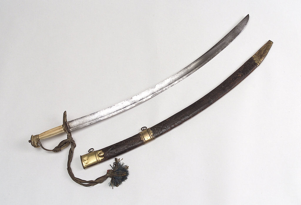 Detail of Slotted hilt sword by Osborn