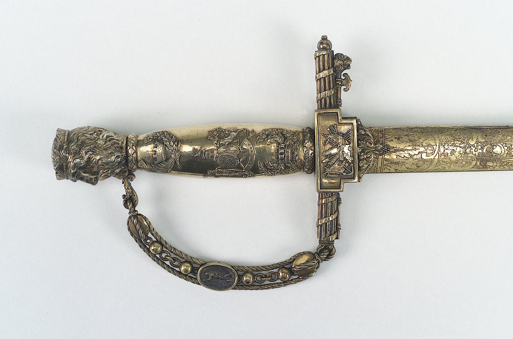 Detail of Presentation sword by unknown