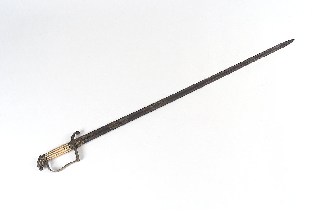 Detail of Naval officer's sword by unknown