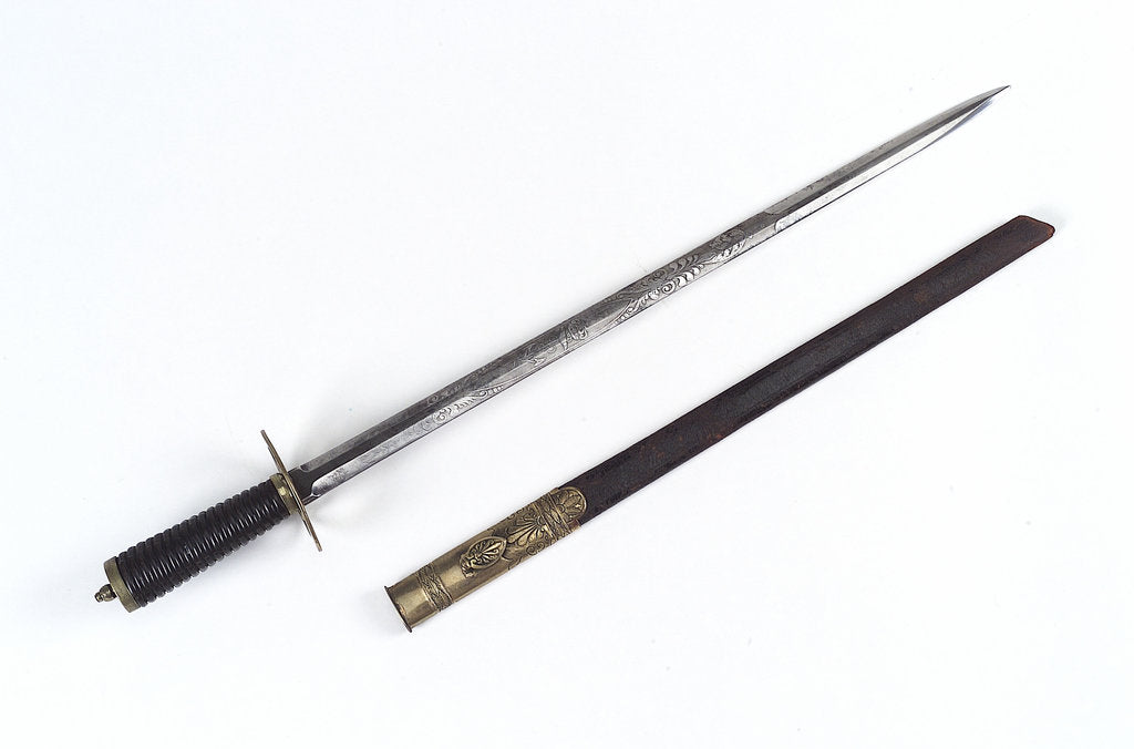 Detail of Italian Kingdom of the Two Sicilies dirk by Labruno