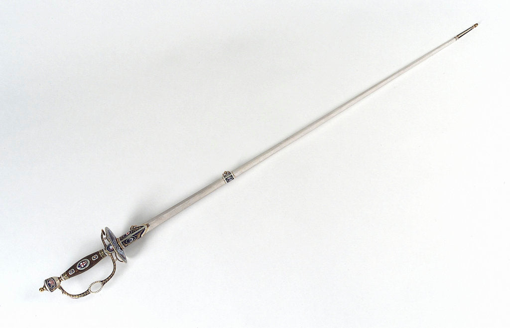 Detail of Presentation small-sword which belonged to Rear-Admiral John Macbride (d.1800) by James Morisset
