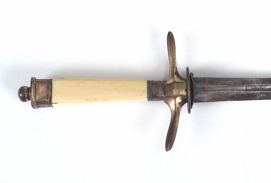 Detail of Straight-bladed dirk by unknown