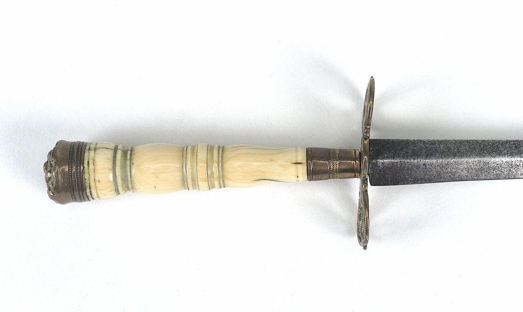 Detail of Straight-bladed dirk by unknown