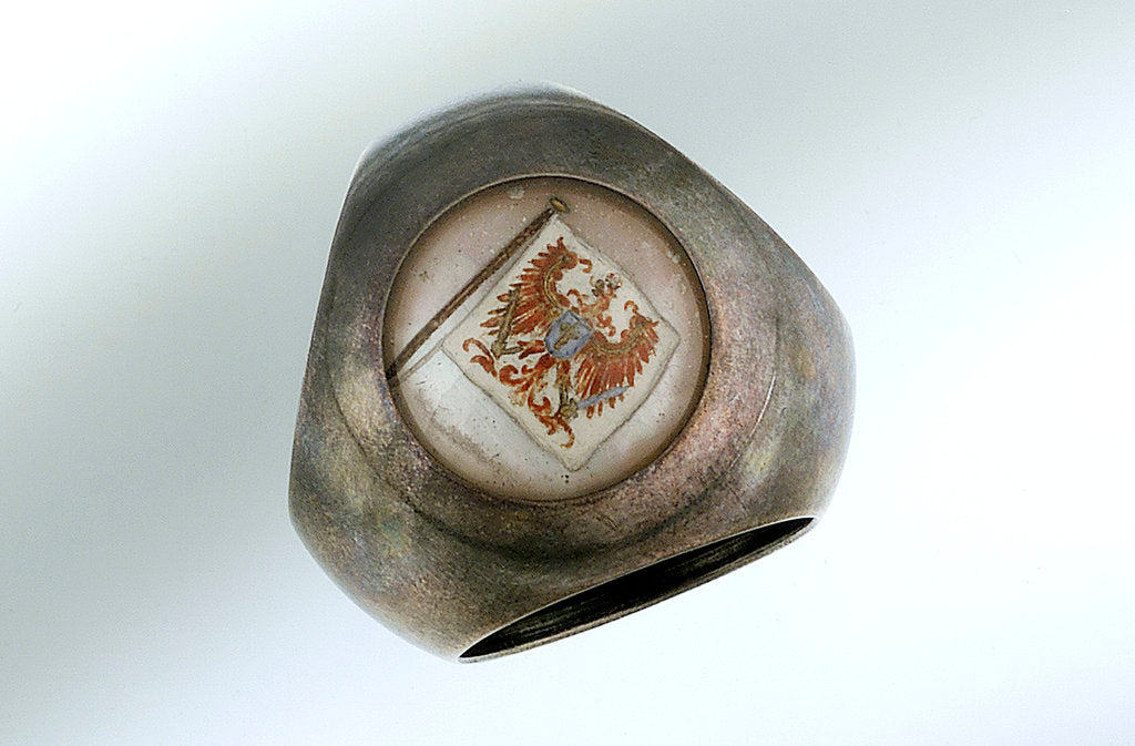 Detail of Silver scarf ring by unknown