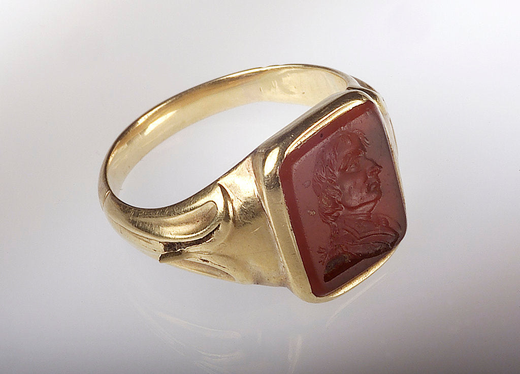 Detail of Gold ring by unknown