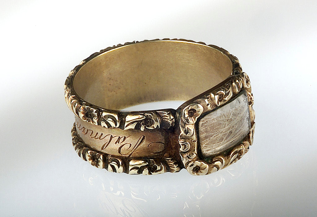 Detail of Gold ring by unknown