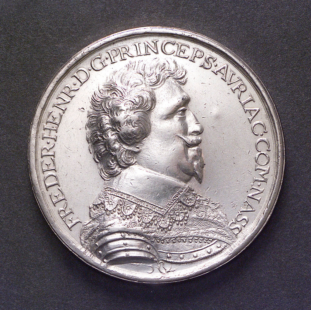 Detail of Medal commemorating the Spanish fleet captured at the Slaak, 1631; obverse by A. Verbeeck