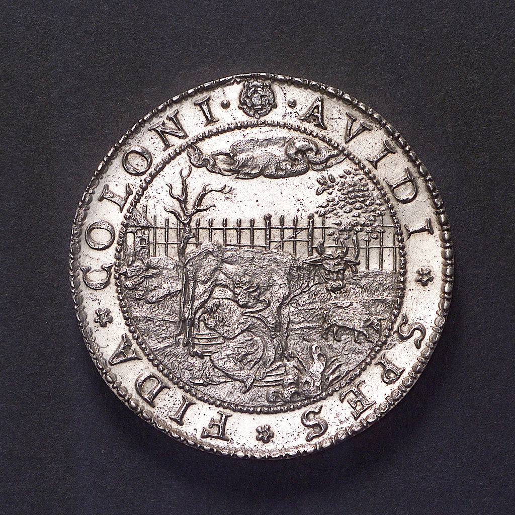 Detail of Medal commemorating the capture of the Spanish galleon 'St Jacob' off St Helena; obverse by unknown