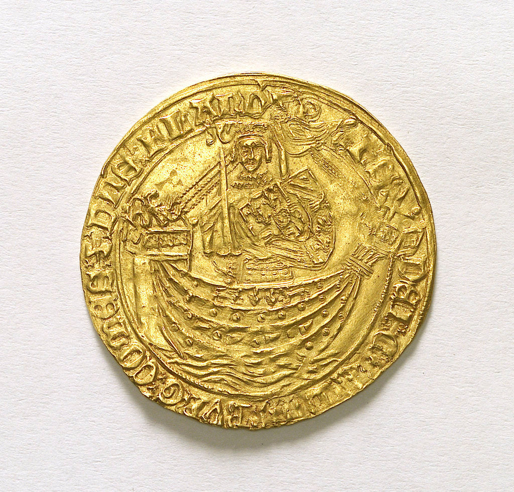 Detail of A Flanders noble; medal, reverse by unknown