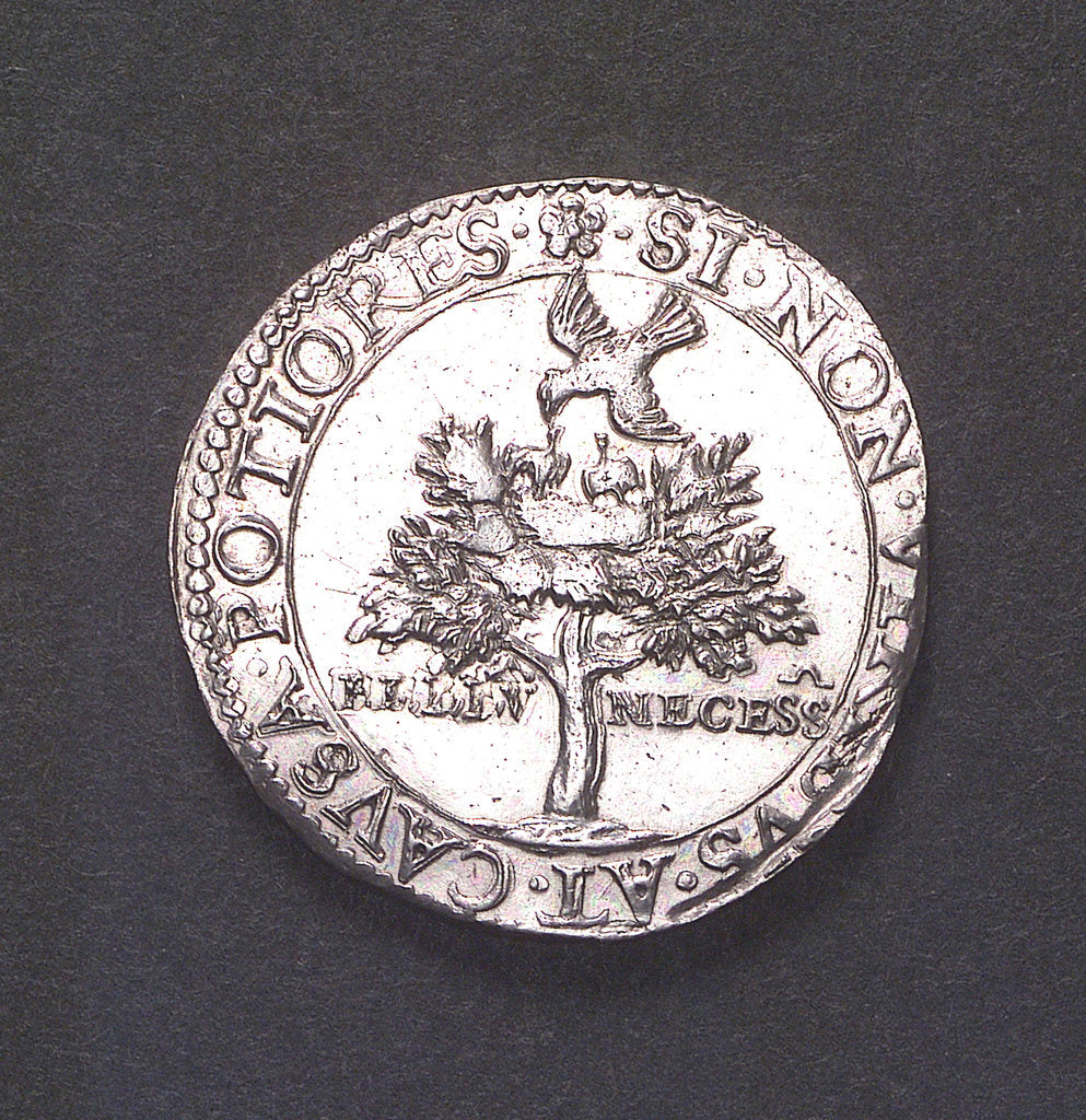 Detail of Counter commemorating the defeat of the Spanish Armada, 1588; reverse by unknown
