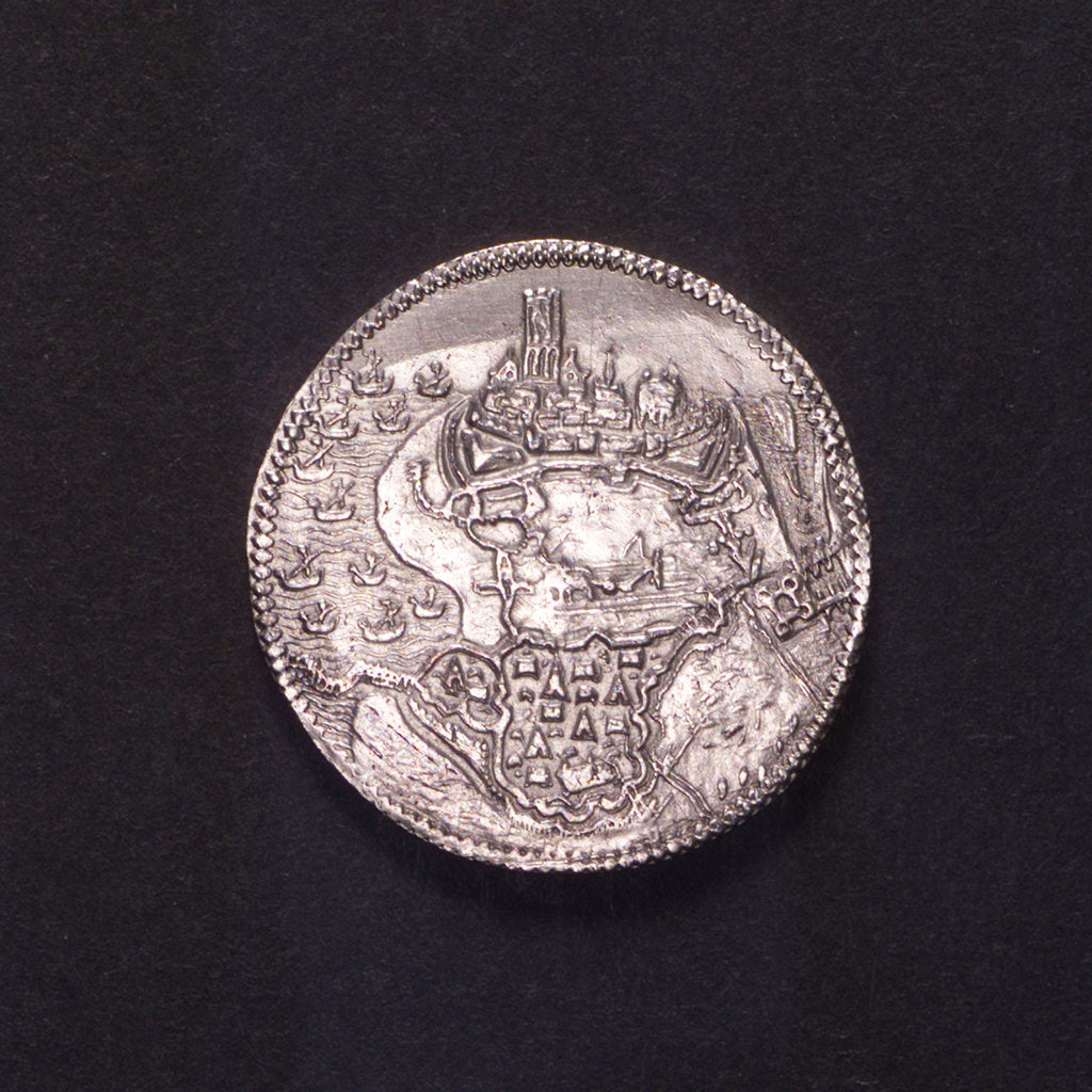 Detail of Counter commemorating the capture of Gertruidenberg, 1593; obverse by unknown