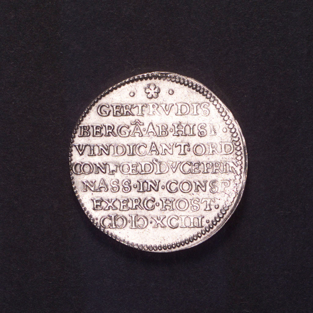 Detail of Counter commemorating the capture of Gertruidenberg, 1593; reverse by unknown