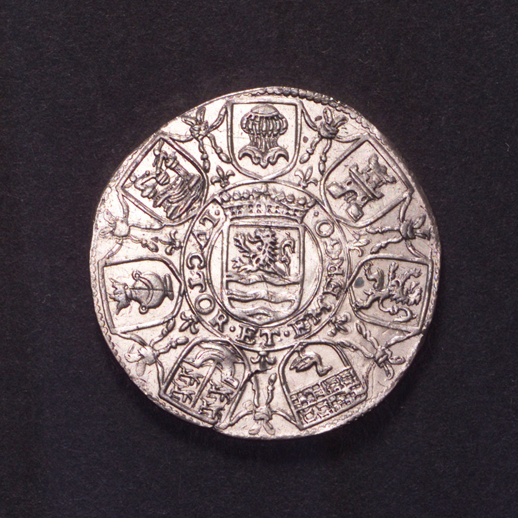 Detail of Counter commemorating the defence of Ostend, 1601; reverse by unknown