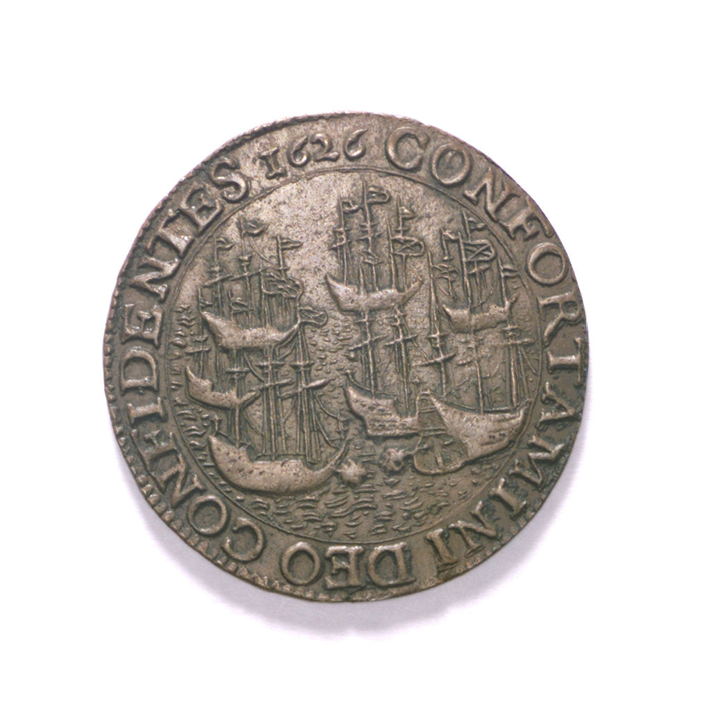 Detail of Counter commemorating Dutch losses, 1626; reverse by unknown