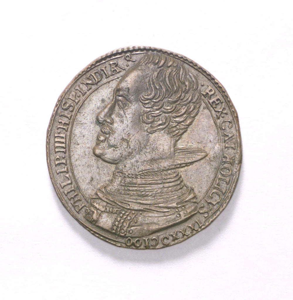 Detail of Counter commemorating the Battle in All Saints Bay, 1631; obverse by unknown