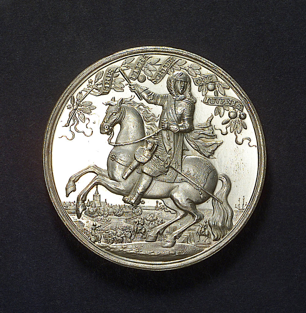 Detail of Medal commemorating the Peace of London, 1674; obverse by unknown