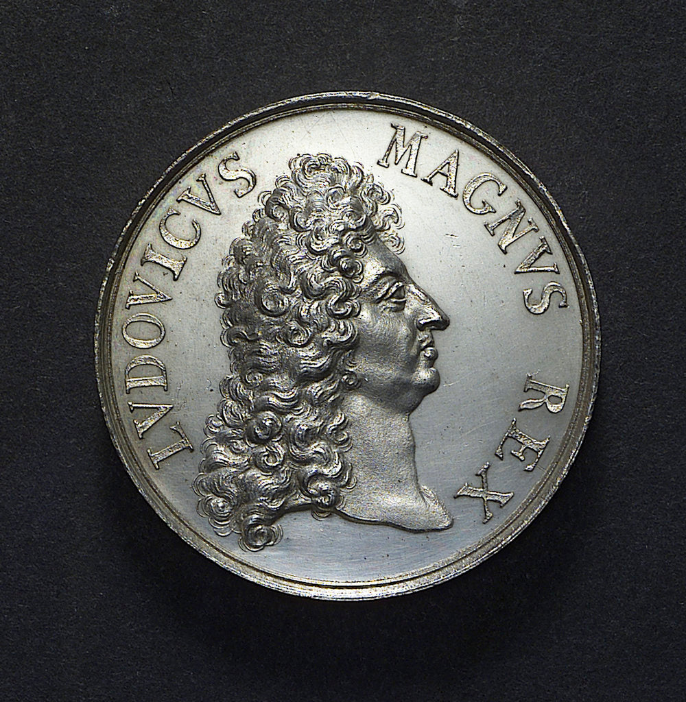 Detail of Medal commemorating the Battle of La Hogue, 1692; obverse by unknown